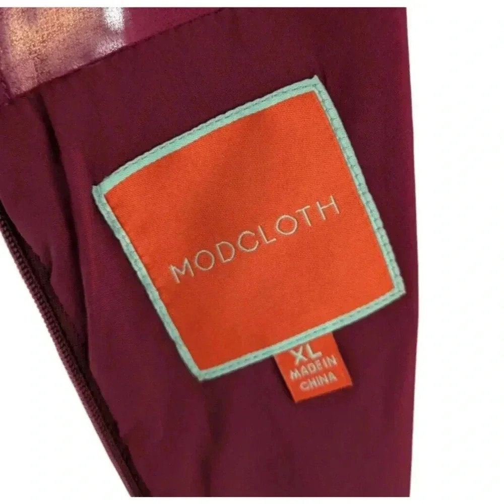 ModCloth Burgundy Mini Dress - Picture 8 of 14